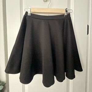 Black skater skirt